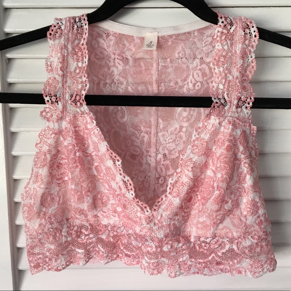 💫New pink lace bralett